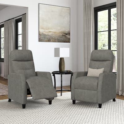 Copper Grove Diest Pushback Recliner Chairs (Set of 2)