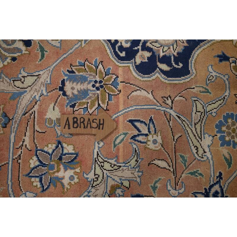 Large Najafabad Persian Vintage Area Rug Hand-Knotted Wool Carpet - 11'7" x 17'4"