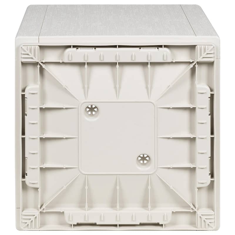 vidaXL Garden Planter Patio Outdoor Flower Pot Herb Planter Pot Flower Box PP - 14.2 x 14.2 x 13.8 in