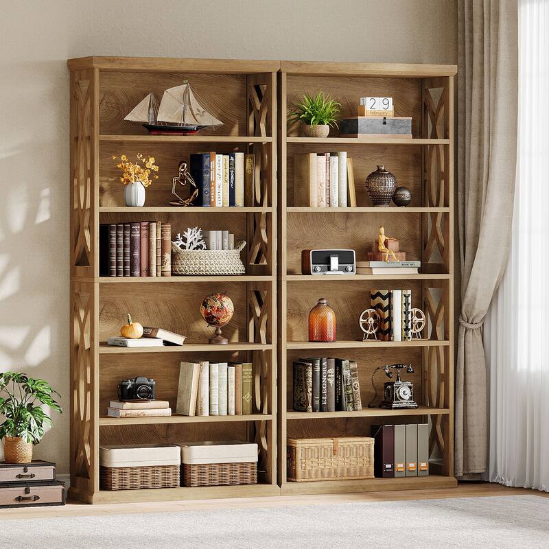 6-Tier Bookshelf, Freestanding Bookcase