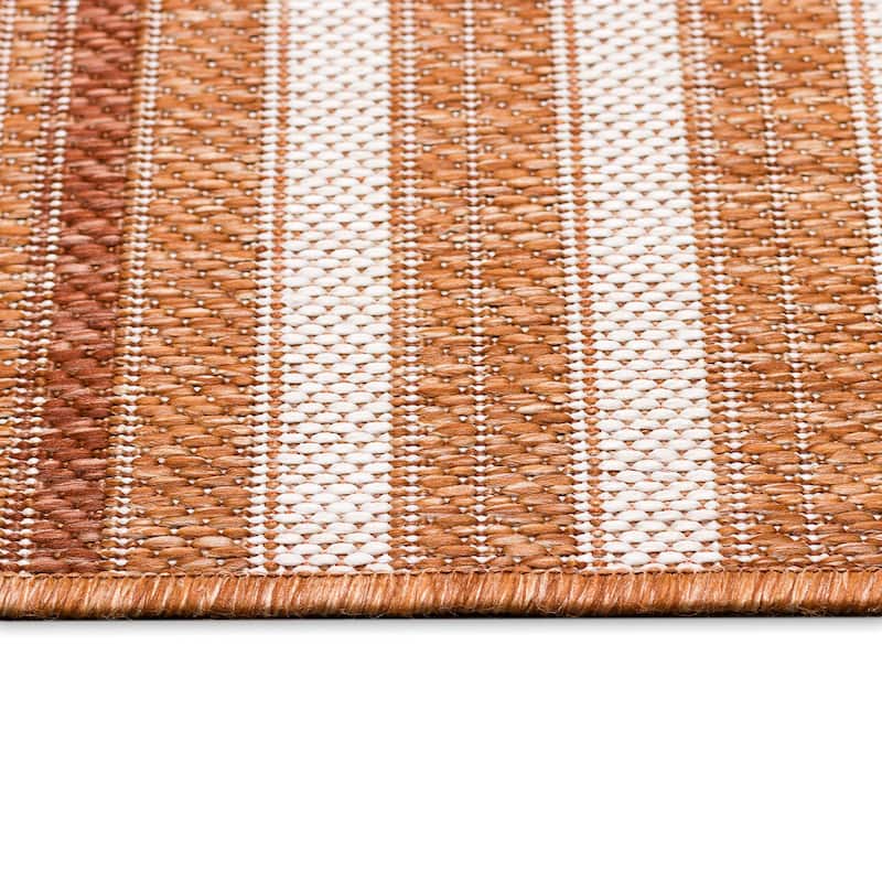 Liora Manne Malibu Faded Stripe Indoor/Outdoor Rug