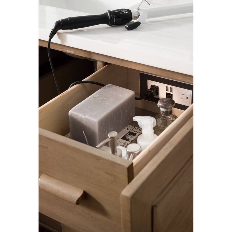 James Martin Vanities Portland 48" Single Vanity, Whitewashed Walnut