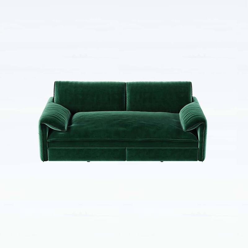 3-in-1 Convertible Sleeper with Side Storage,Multi-Functional Loveseat for Various Spaces