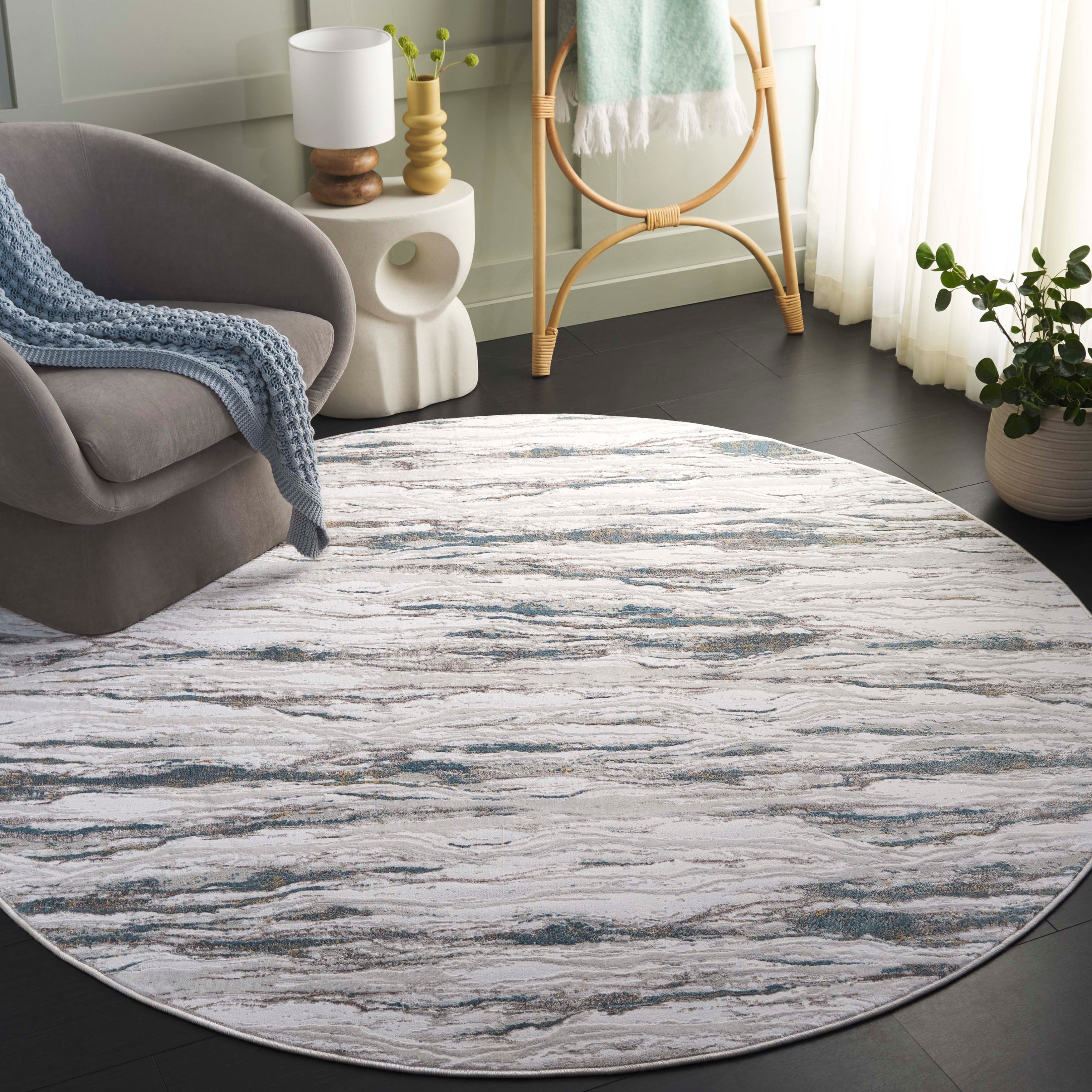 SAFAVIEH Rana Venturina Modern Contemporary Rug