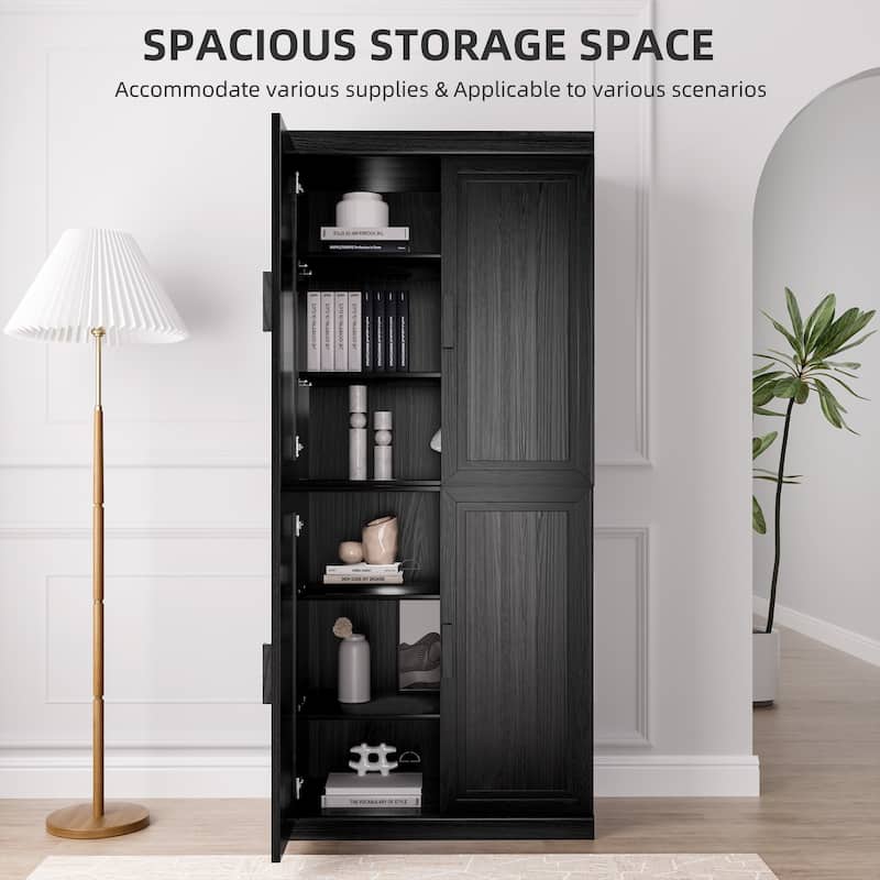 Classic Storage Cabinet with Adjustable Shelves