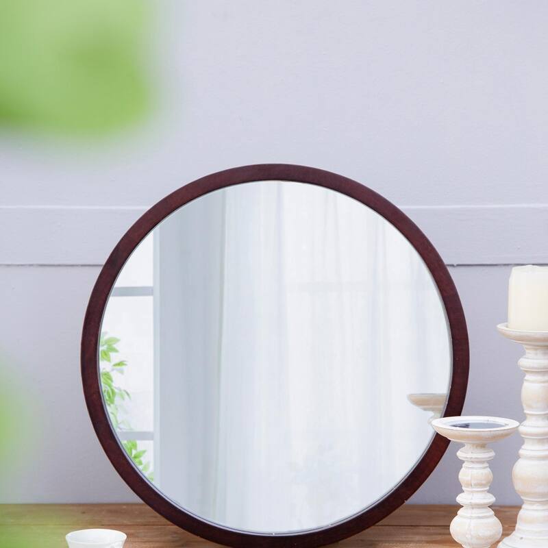 Round wall mirror for living room