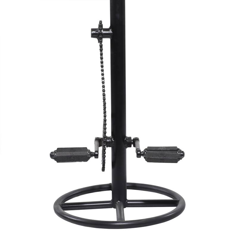 Metal Bike Counter Stool with Pedals - Brown - Roche River Decor