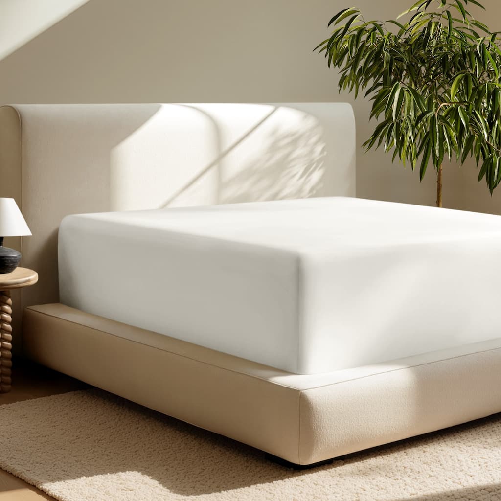 Bare Home 1800 Ultra-Soft 22 Inch Extra Deep Pocket Fitted Sheet