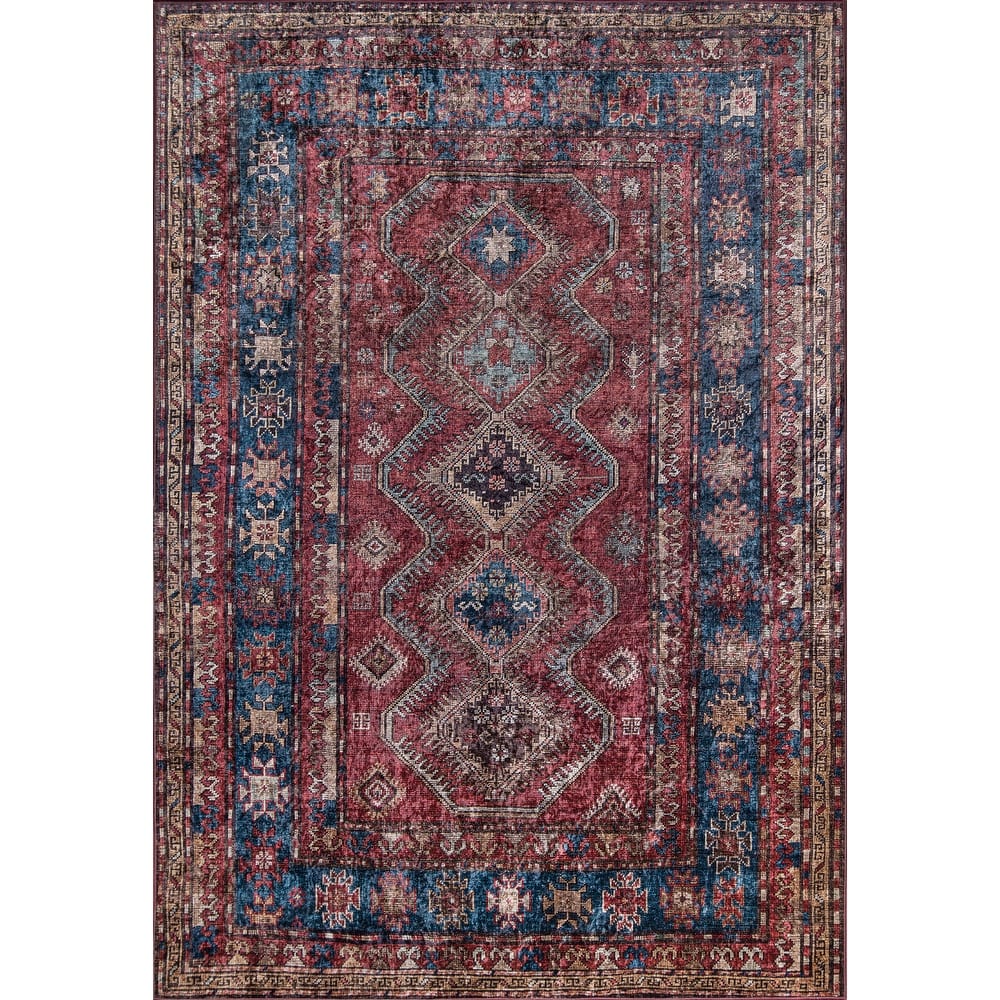 Momeni Karachi Polyester Traditional Oriental Area Rug