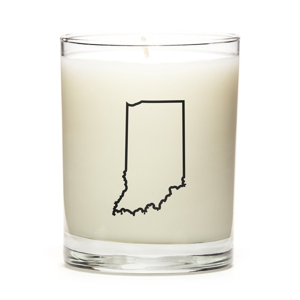 Custom Gift - Map Outline of Indiana U.S State, Apple Cinnamon