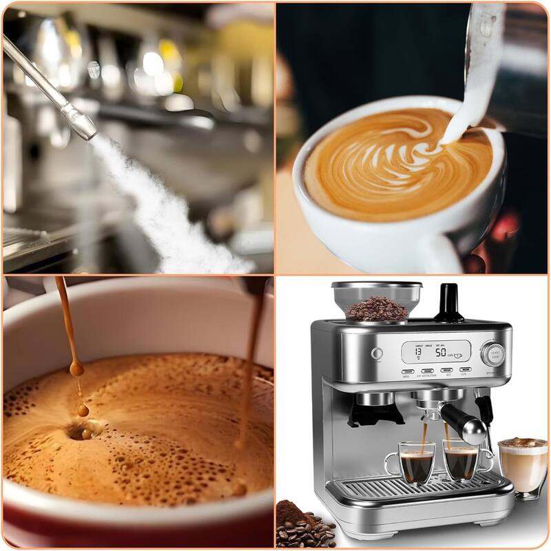 Automatic Espresso Maker, Coffee Machine Latte Cappuccino Macchiato for Home and Kitchen