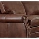 Thumbnail 5, Revo Top Grain Leather Sofa Bed and Loveseat. Changes active main hero.