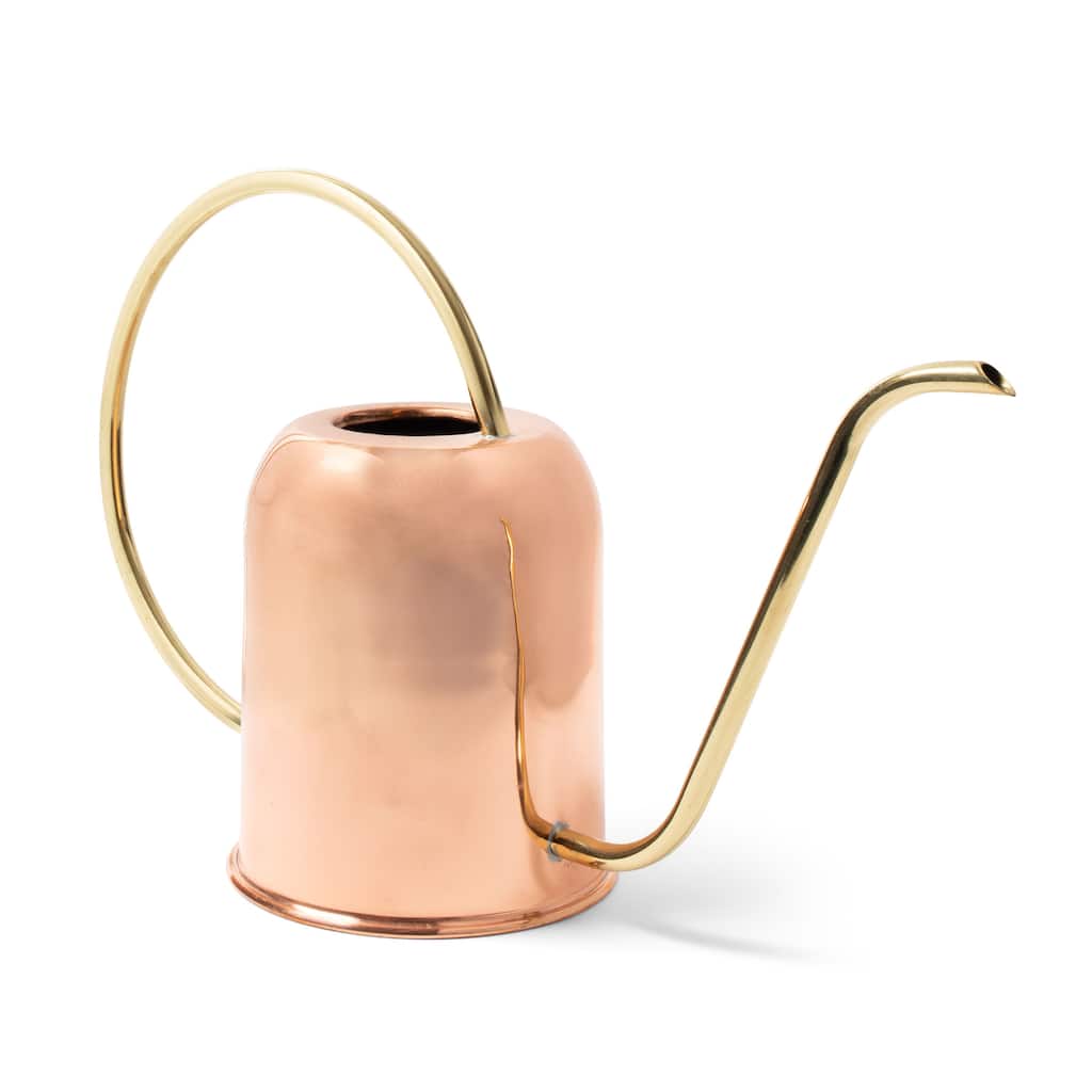 48oz Long Spout Copper Watering Can for Indoor Plants