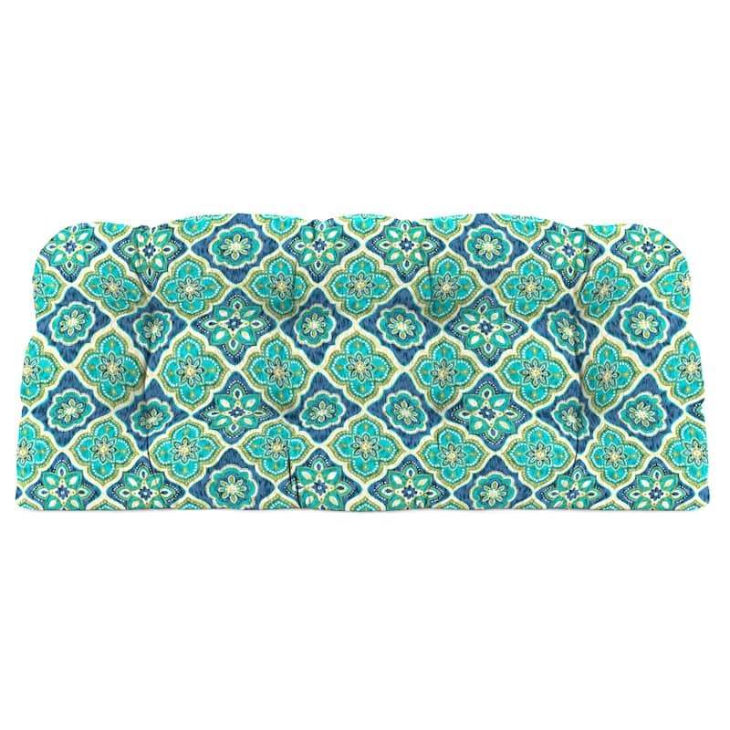 Outdoor Wicker Cushion Set for Bench and 2 Seats - 18'' L x 44'' W x 4'' H
