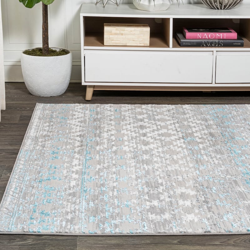 JONATHAN Y Ethan Faded Trellis Area Rug