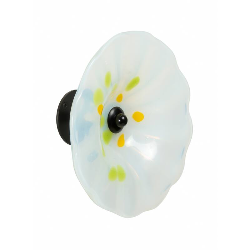 8IN Diameter Viejo Art Glass Wall Décor