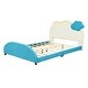 preview thumbnail 17 of 48, Cute Upholstered Bed Frame Cloud-Shaped