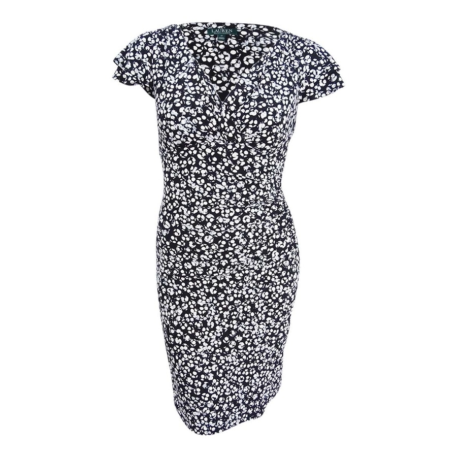 women's flutter sleeve dress