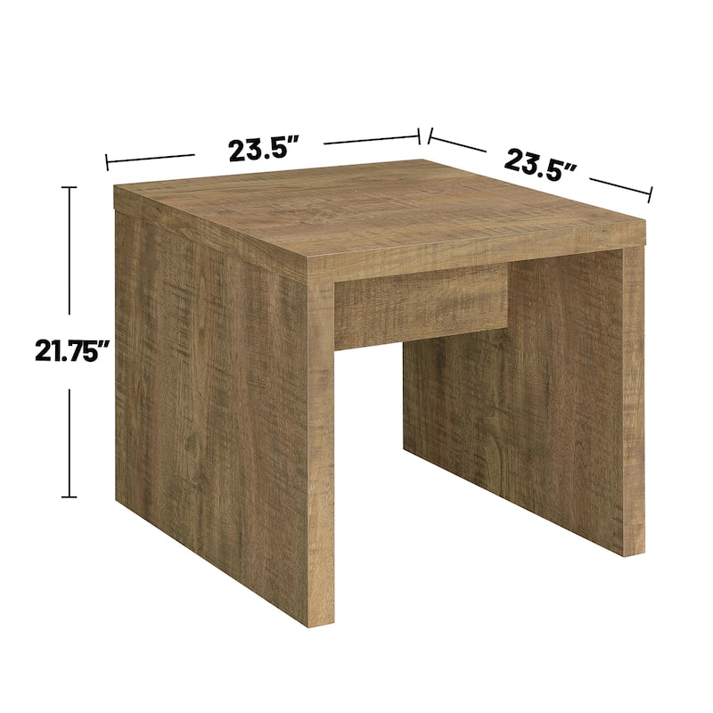 Rectangular Coffee and End Table Set in Mango