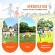 preview thumbnail 22 of 33, Swing Sets for Backyard, Toddler Swing Set Foldable Metal Stand, Easy to Assemble, Swingset Indoor/Outdoor