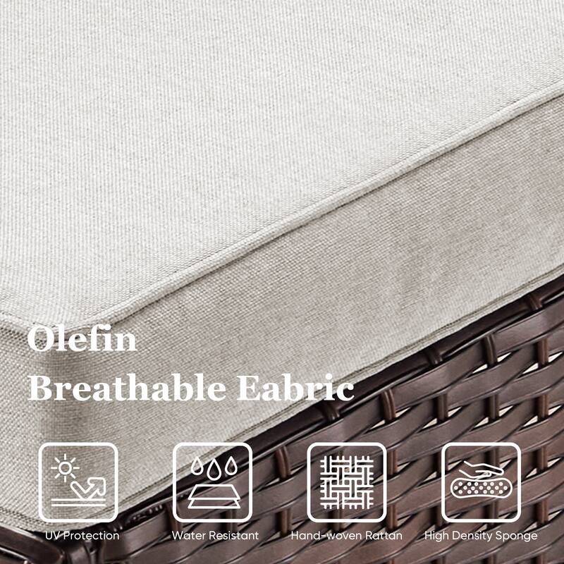 Patio Chairs Wicker Patio Dining Chairs Set of 2