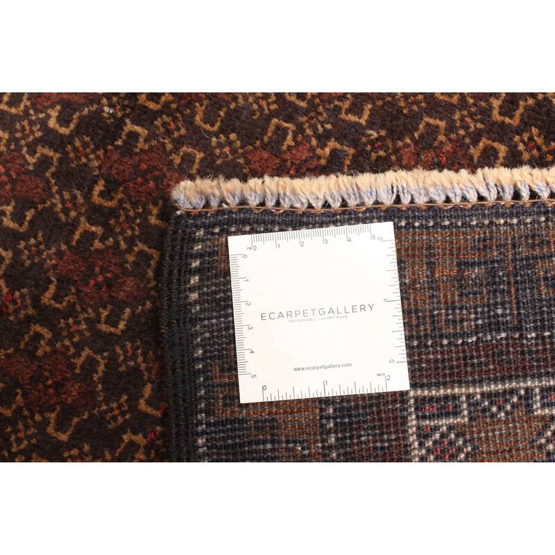 ECARPETGALLERY Hand-knotted Teimani Dark Navy Wool Rug - 2'9 x 4'4