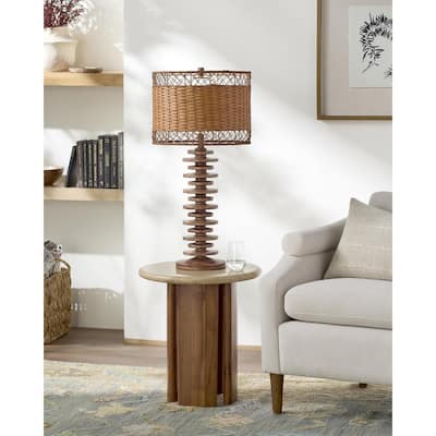 Livabliss Ukwi Traditional Accent Table Lamp - 31"H x 16"W x 16"D