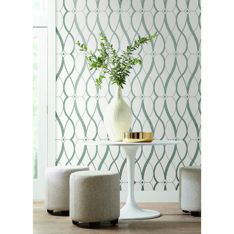 Fontaine, Graceful Geo 26.9' L X 27" W, Wallpaper Roll