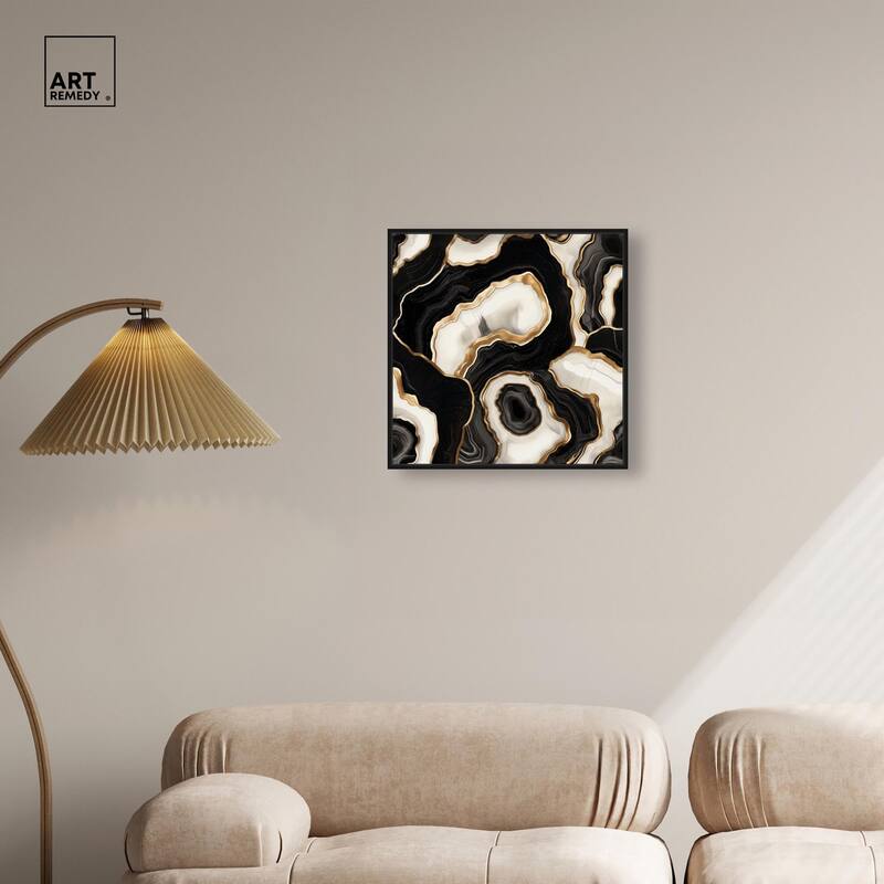 Coal Core Canvas by Art Remedy