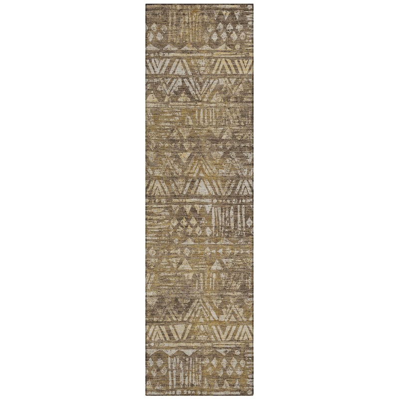 Machine Washable Indoor/ Outdoor Global Jara Chantille Rug