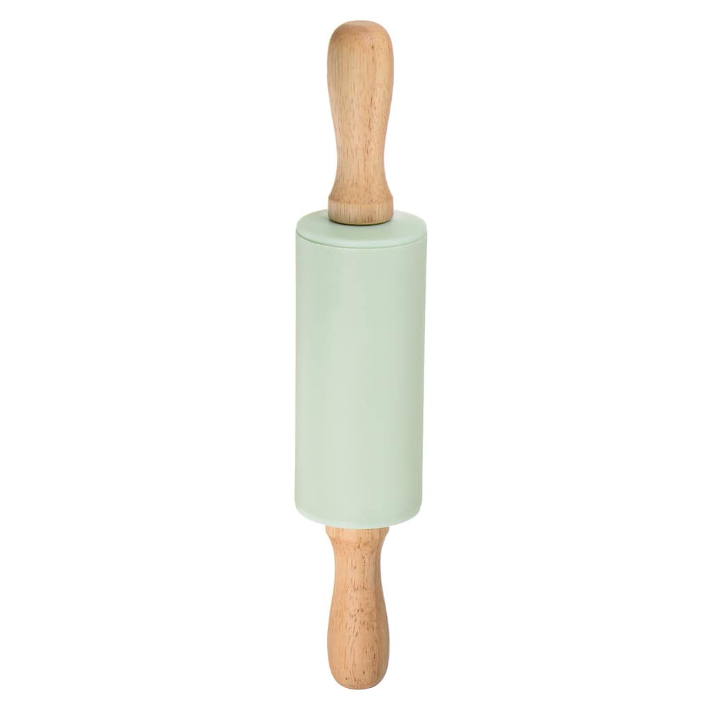 Silicone Rolling Pins for Baking 23.5cm x 4.2cm Light Green - Light Green