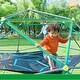 preview thumbnail 8 of 7, 12ft Geometric Dome Climber Play Center, Kids Climbing Dome Tower with Hammock, Rust & UV Resistant Steel Supporting 1000 LBS