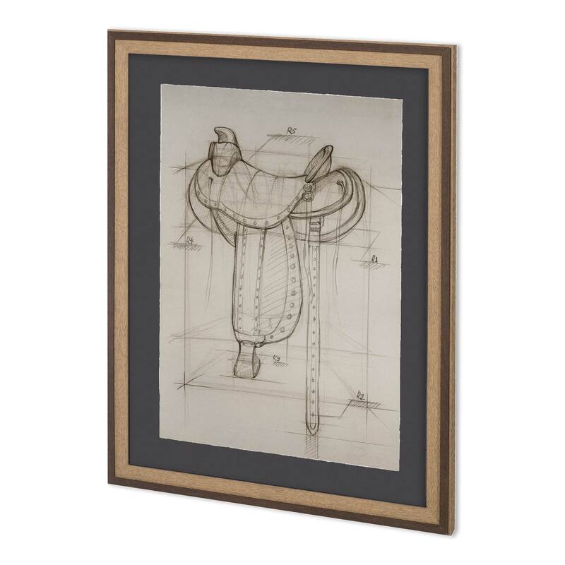 Horse Seat I Framed Art Print