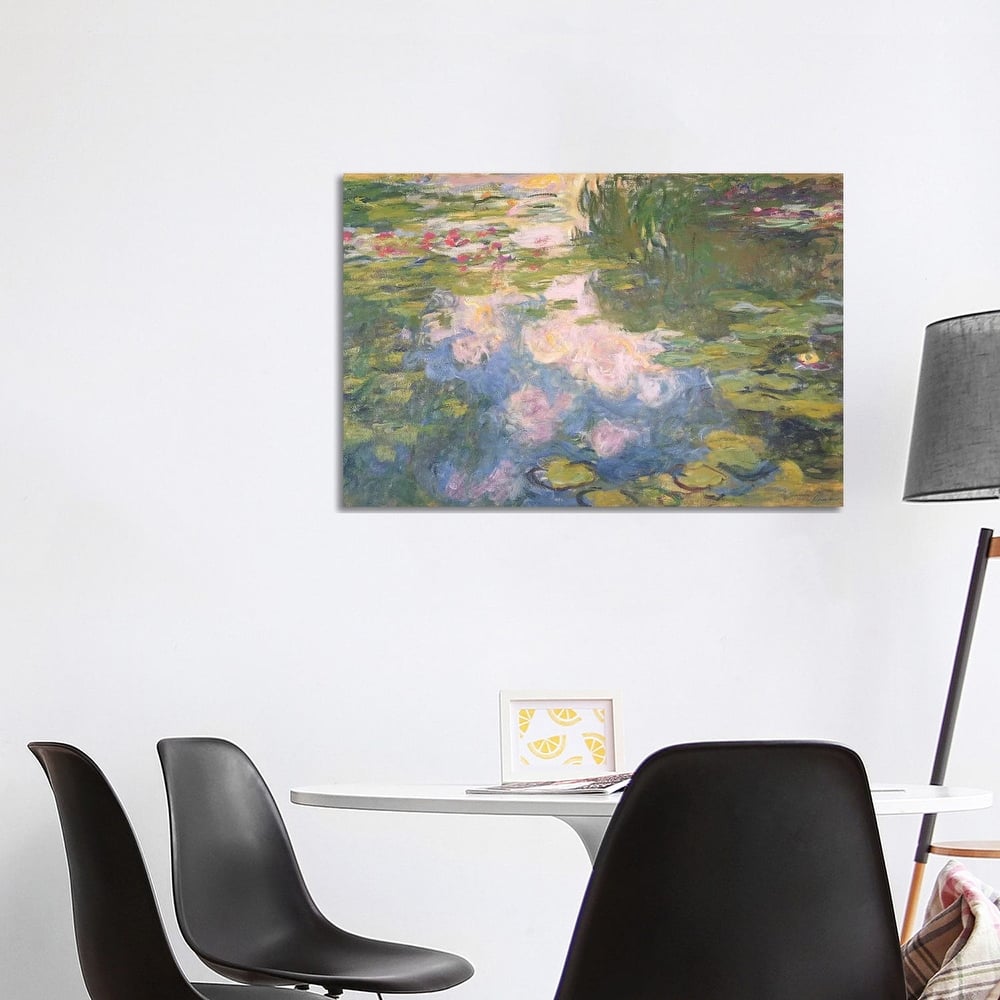 iCanvas "Nympheas, c.1919-22 " by Claude Monet Canvas Print