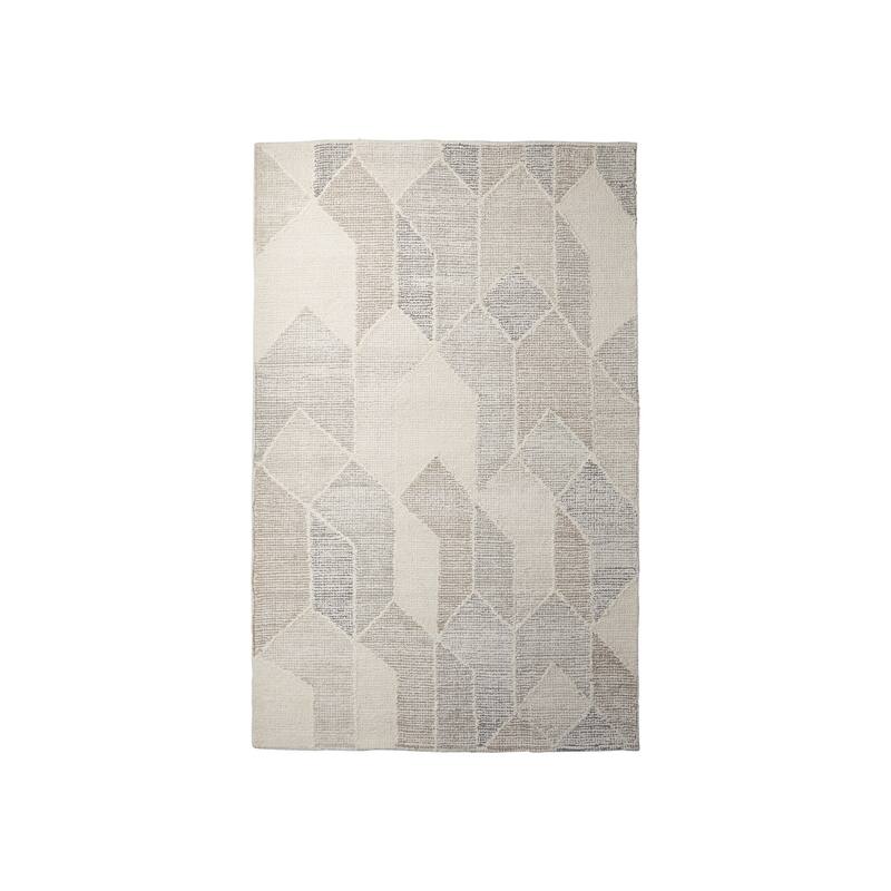 HomeRoots Geometric Modern Rectangle Area Rug - 120 in. x 96 in. x 0.98 in.