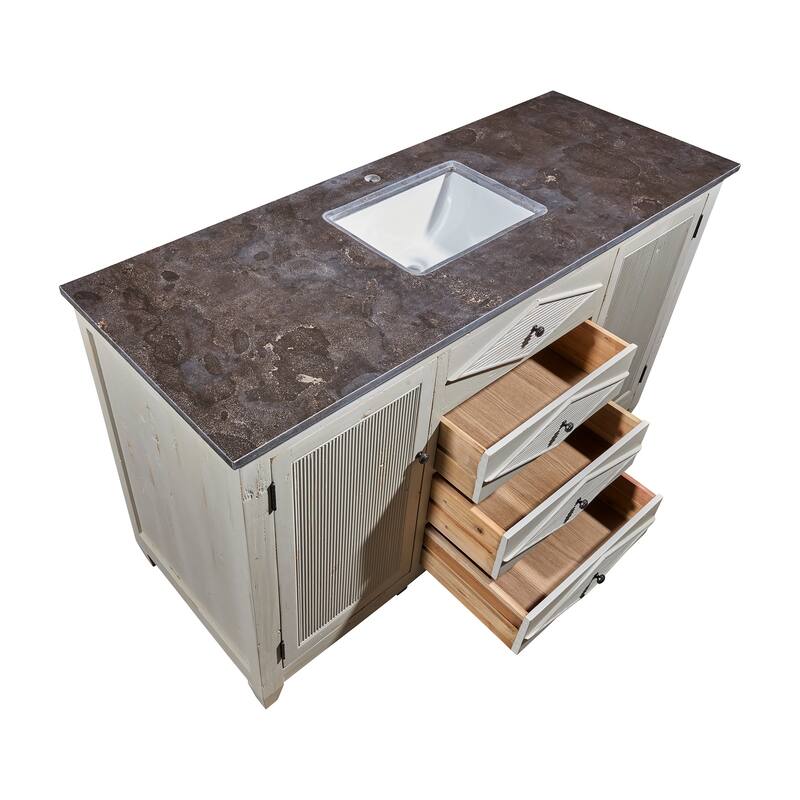 Reclaimed Pine Single Swedish Vanity