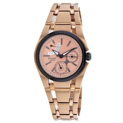 Pulsar Women's Classic Rose Gold Dial Watch - PP2002X1 - Rose Gold - 6 (36)