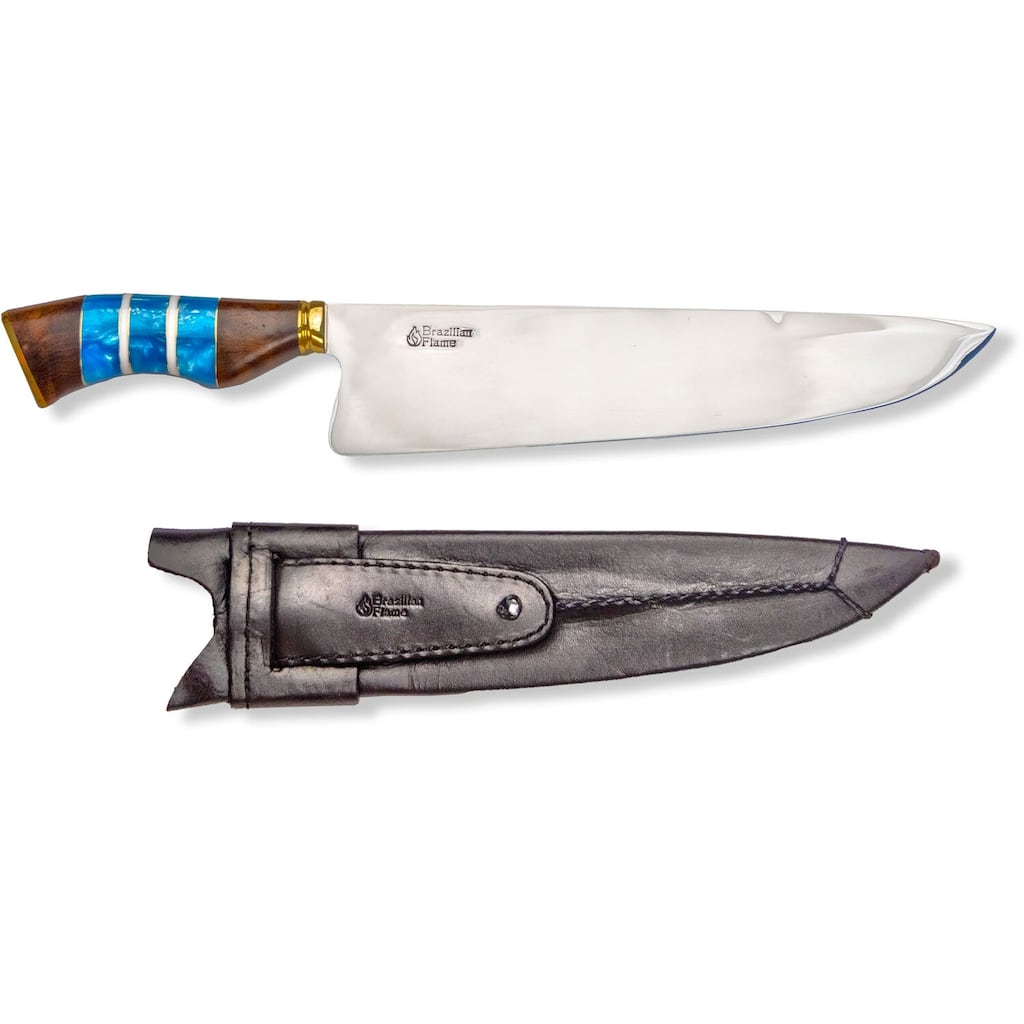 Brazilian Flame Chef Picanha 10-inch Stainless Steel Knife - N/A