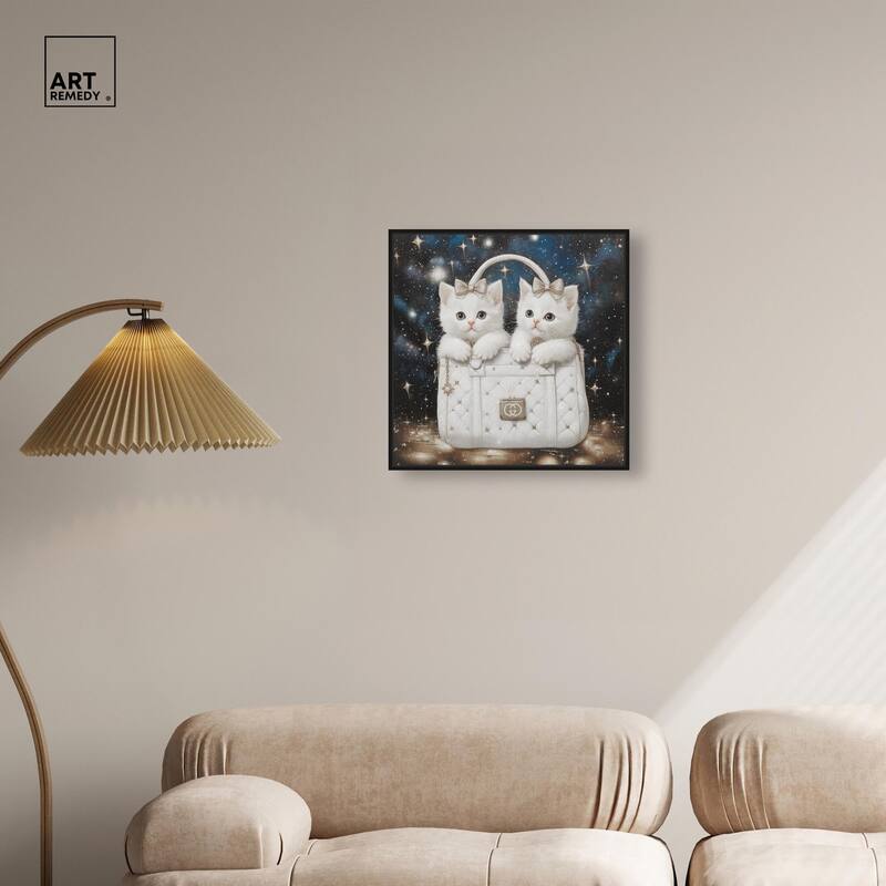 Constellation Kittens Purse Canvas by Art Remedy