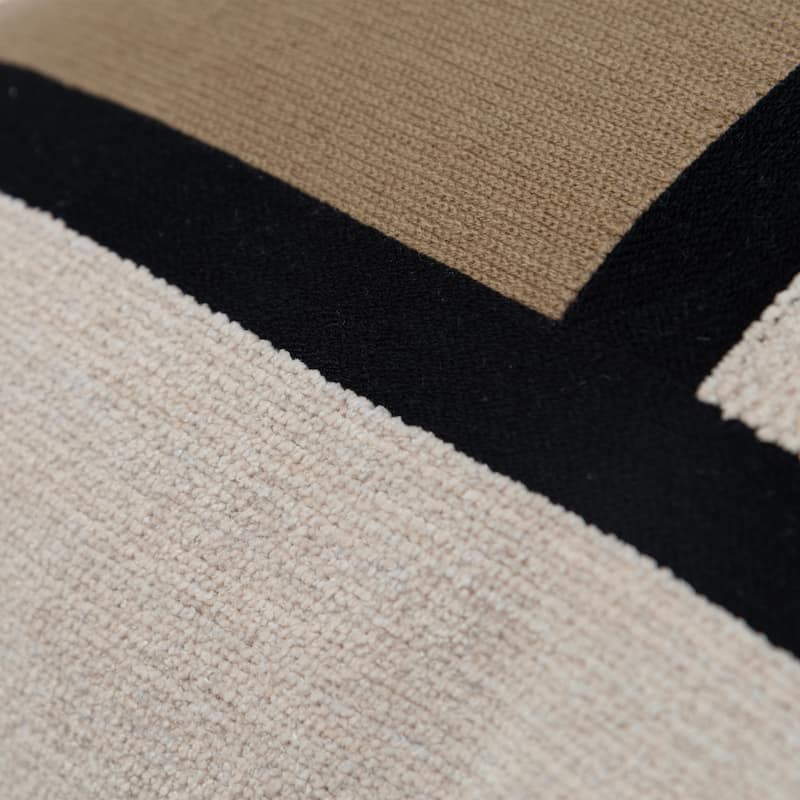 Rizzy Home Transitional Multicolor Down Filled Decorative Pillow 20" x 20"