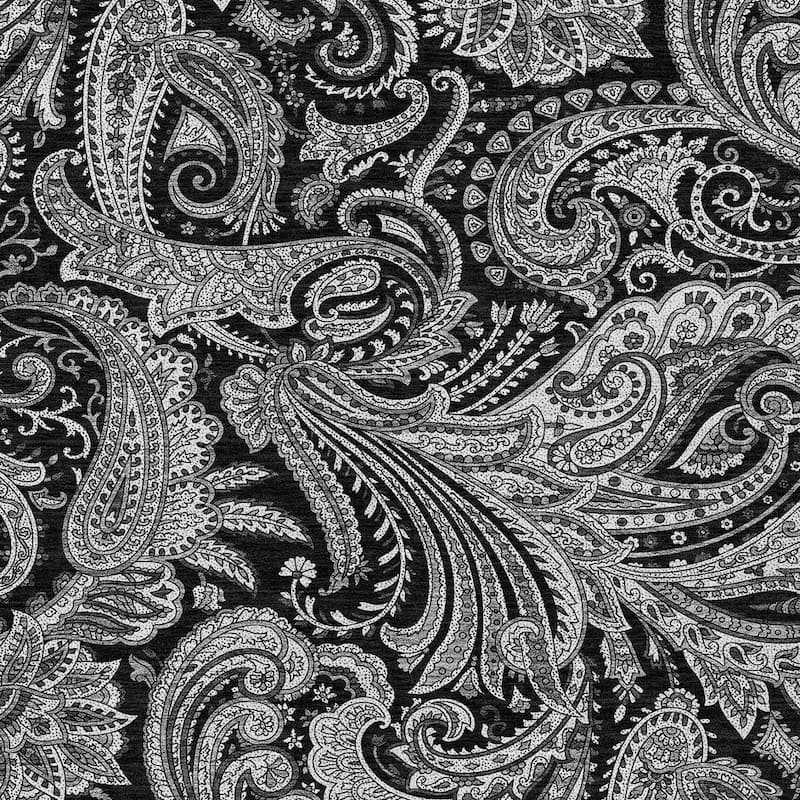 HomeRoots Paisley Transitional Rectangle Outdoor Rug