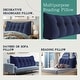 preview thumbnail 64 of 182, WOWMAX Large Reading Wedge Headboard Pillow for Bed Rest Back Support