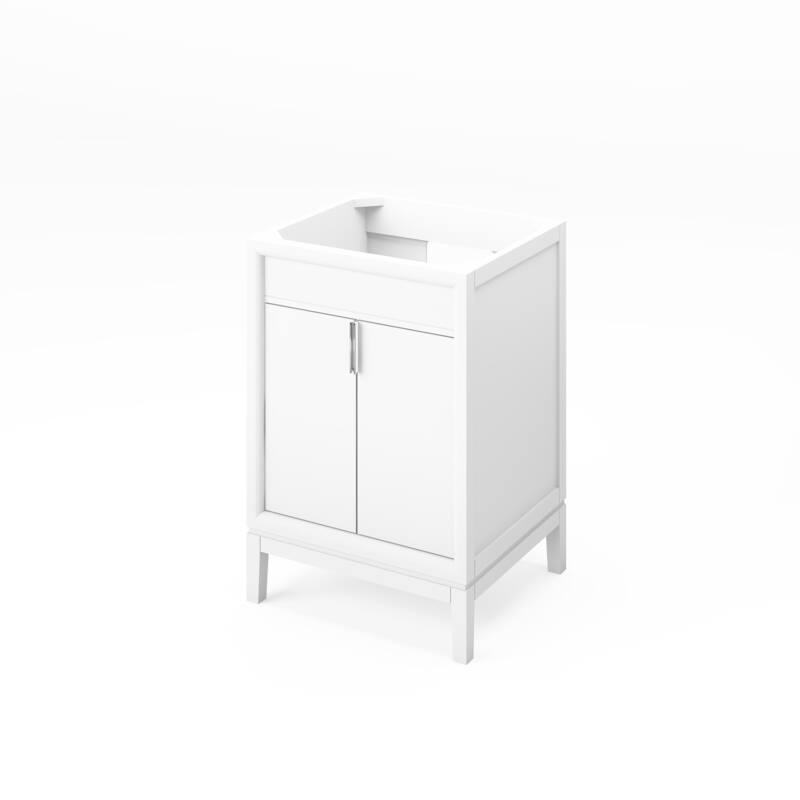Jeffrey Alexander VN2THE-24-NT Theodora 24" Single Free Standing - White - Painted