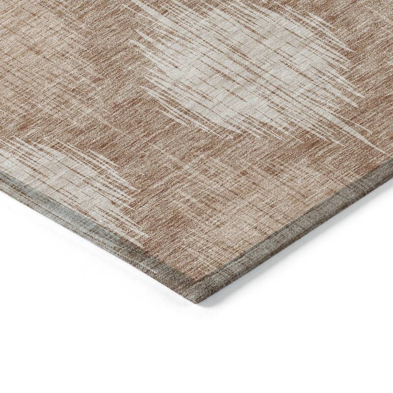 HomeRoots Ikat Transitional Rectangle Outdoor Rug