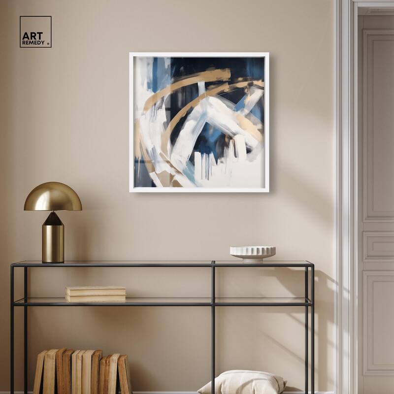 Golden Vortex II Shadowbox by Art Remedy
