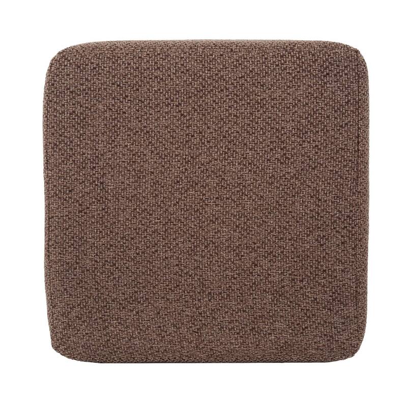 Allan Andrews No Tip Short Block Ottoman with Cover, Panama Collection