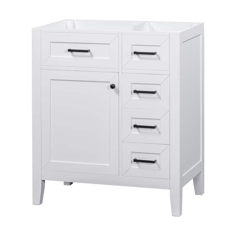 30" Bathroom Vanity without Sink, Cabinet Base Only, Bathroom Cabinet