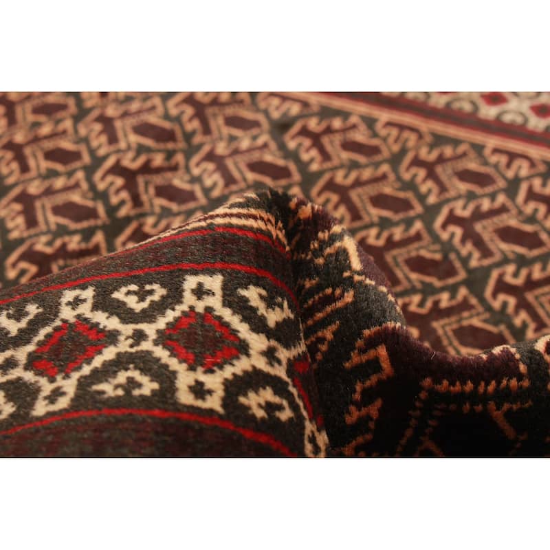 Teimani Burgundy Rug 2'11" x 5'0" - 2'11 x 5'0