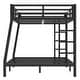 preview thumbnail 10 of 9, Full XL Over Queen Bunk Bed, Noise Reduction