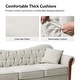 preview thumbnail 13 of 22, Mario Traditional 83"Wide Tufted Sofa With Solid Wood Legs and Pillows by HULALA HOME